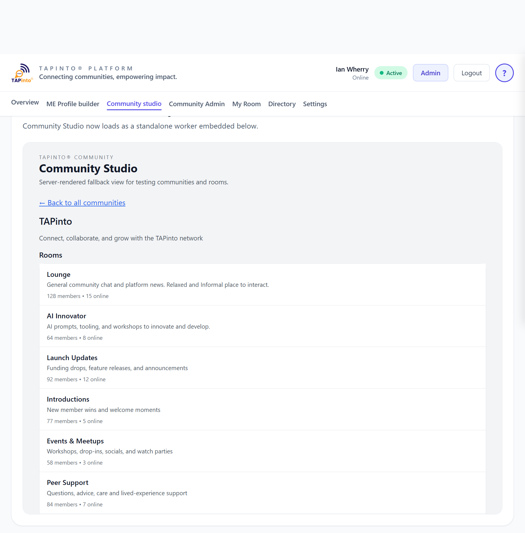 TAPinto® Platform Overview